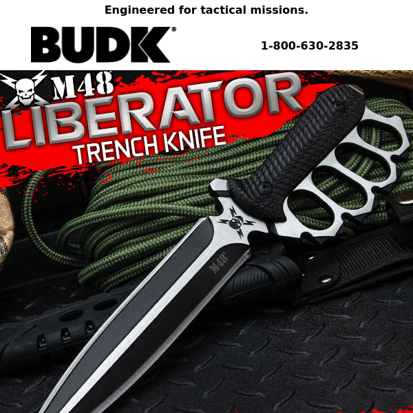 M48 Liberator Trench Knife Ready for Deployment