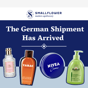 Unique German Imports From Tabac, 4711 & Nivea