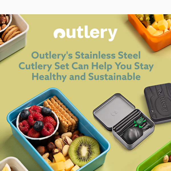 Stay Healthy and Sustainable with Outlery Cutlery Set