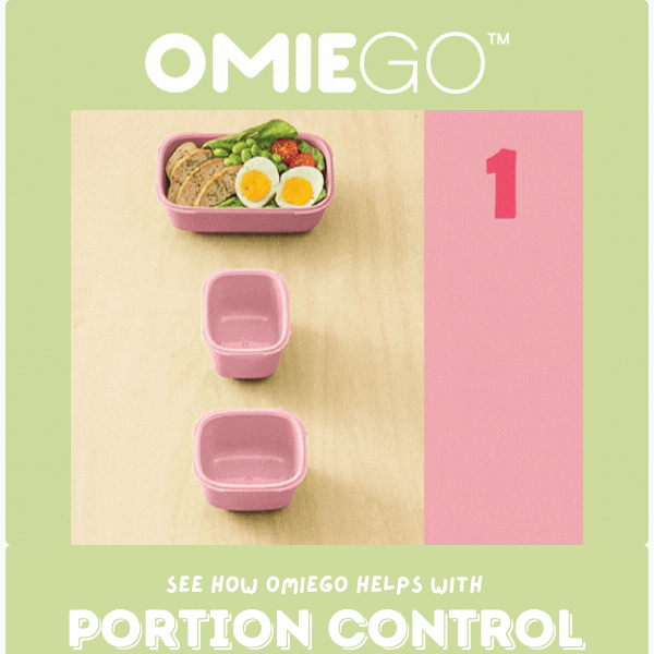 OmieBox OmieGo Plant-Based Plastic Leakproof Lunch Bento Box, Food Storage  Containers, Snack Container, Meal Prep, For Adults