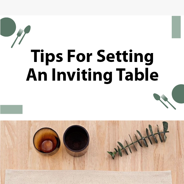 💪 How to set a table like a pro 💪