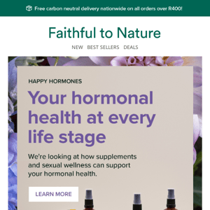 Your hormonal health at every stage
