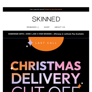 Don't miss out on gifting Skinned 🤍