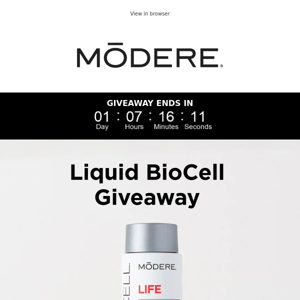 Enter to win Liquid BioCell!