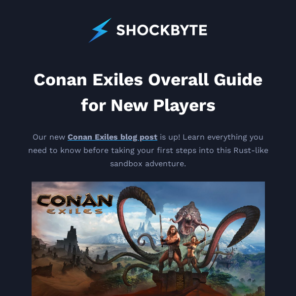 New to Conan Exiles? Check out our Beginner's Guide!