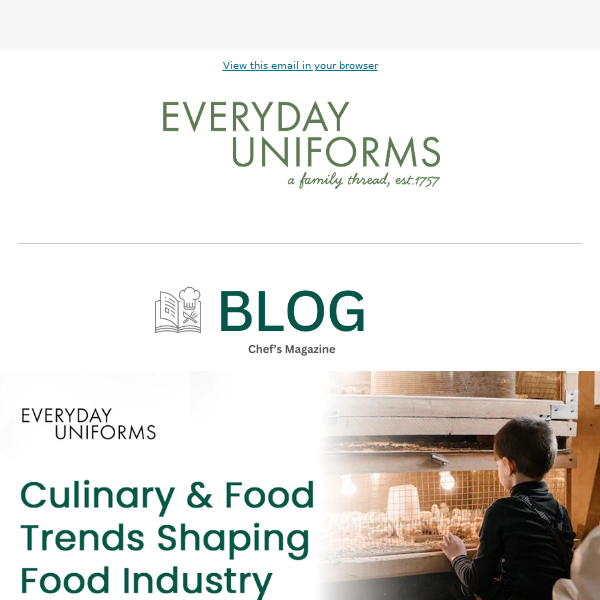 BLOG: Top culinary trends that are shaping the food industry.