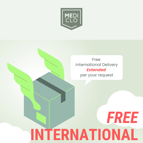 Free International Shipping Extended!