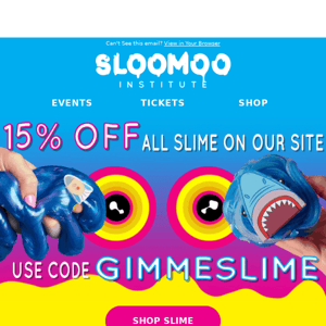 It's on! Long Weekend Slime Sale!