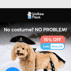 Need a last-minute dog costume?