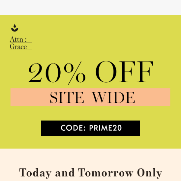 Prime Deals on Attngrace.com