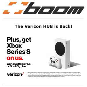 The Verizon HUB is Back! Win Controllers, Monitors and more!