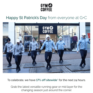 Celebrating St Patrick’s Day with this special offer!