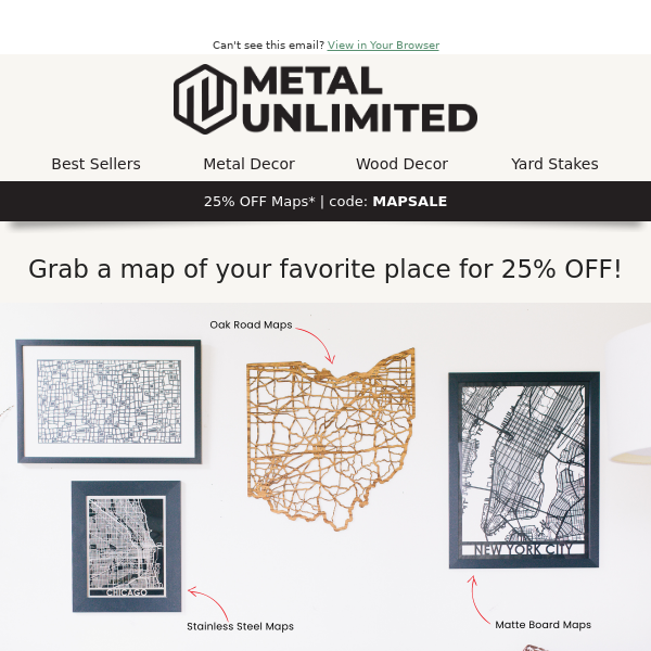 ALL Maps 25% OFF 🗺️