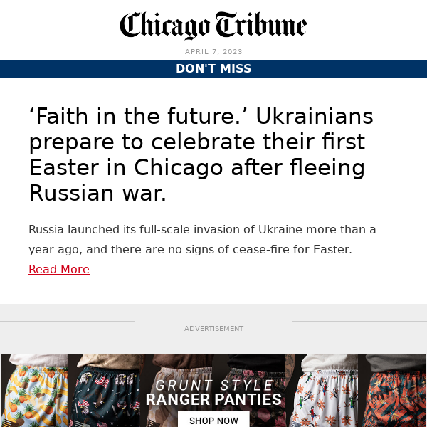 ‘Faith in the future.’ Ukrainians prepare to celebrate their first Easter in Chicago after fleeing Russian war. 