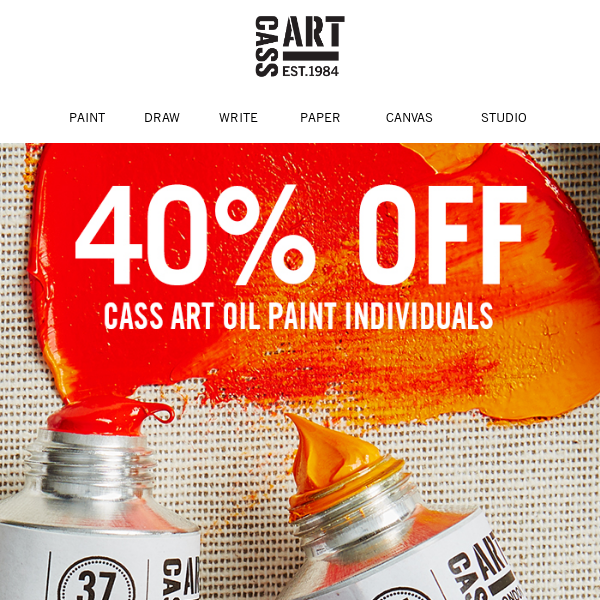 40% off Oil Paint Individuals