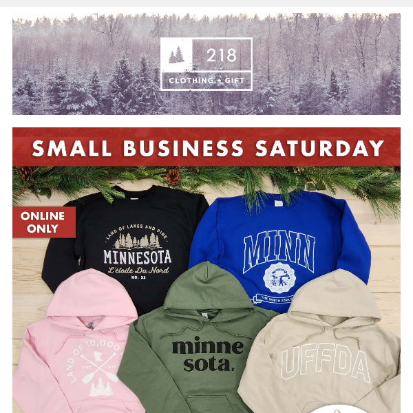 Small Business Saturday Exclusives are HERE! 🙌