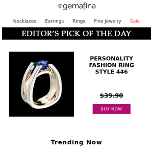 Editor's Pick: Personality Fashion Ring Style 446