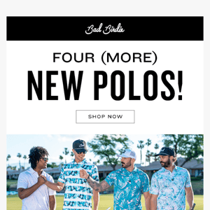 Four New Polos from BBHQ