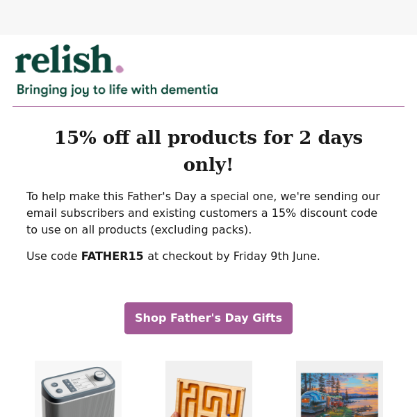🤫 Exclusive Discount for Father's Day 💝