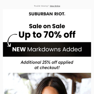 ❤️‍🔥 NEW Markdowns Added: Sale on Sale