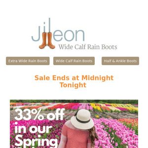 24hrs Left - 33% Off Spring Rain Boots