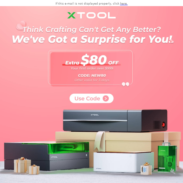 Inside: Your xTool welcome gift🎁