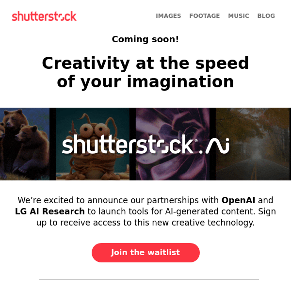 AI-generated content is coming to Shutterstock