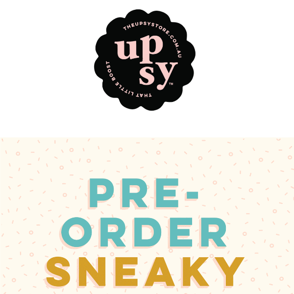 👀 SNEAK PEEK at our new Upsy's 👀 Newbies Incoming