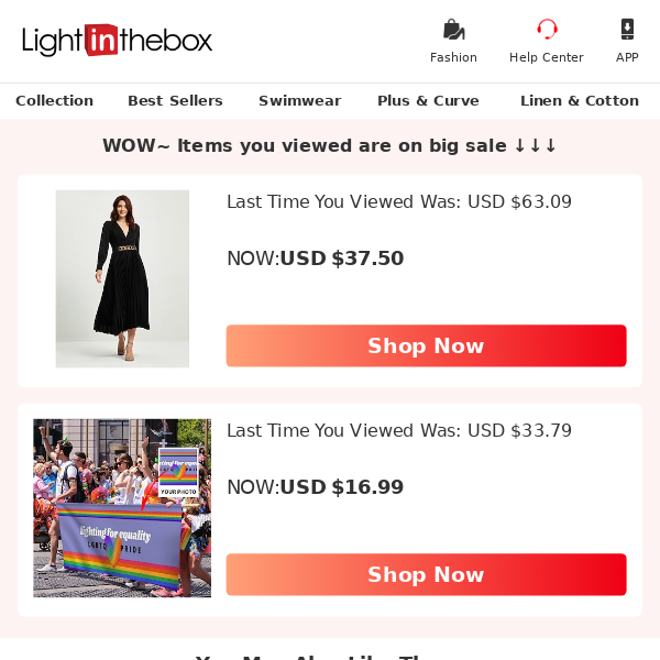 USD $10.00 saved on Designer Dresses.Shop Now>