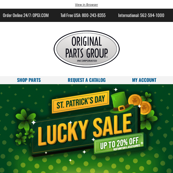 Go Green with Savings! 🍀 St. Patrick's Day Sale