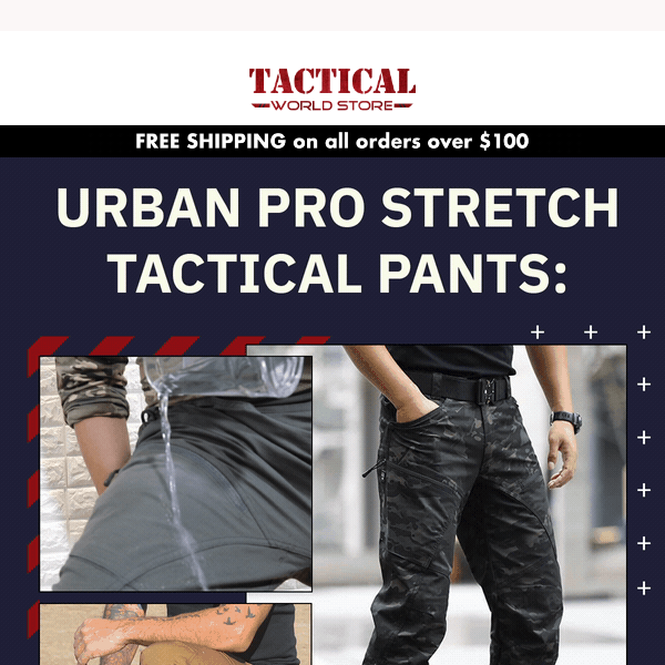 Urban pro stretch tactical pants 💪