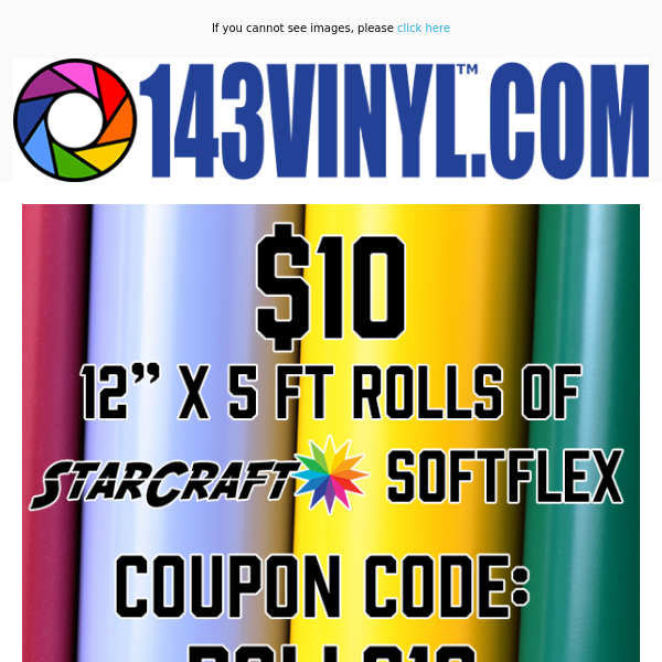 LAST CHANCE: 5FT SoftFlex Rolls for Only $10!