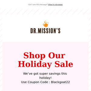 Shop Our Holiday Sale