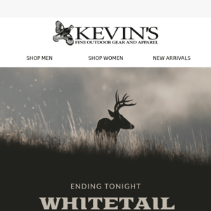 🦌 Whitetail Closeout Sale Ending Soon