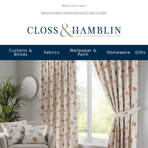 Here's Our September Sale Closs & Hamblin