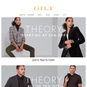 Starting at 55% Off New Theory (‼)