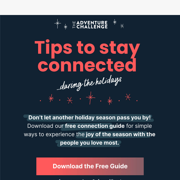 FREE Holiday Connection Guide!