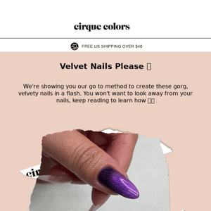 Velvet Nail Art Tutorial 🧲