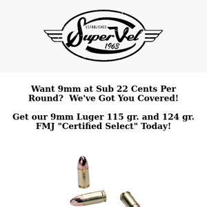 AMMO DROP! 9mm 115gr, 124gr, and 147gr all Back in Stock! Bulk Discounts Available