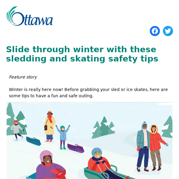 Slide through winter with these sledding and skating safety tips