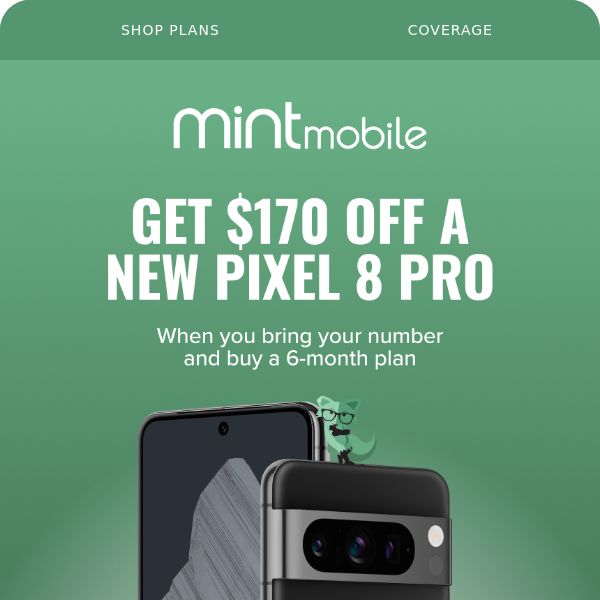 Unmissable Pre-Order Deal: $170 Off Pixel 8 Pro at Mint Mobile 📱