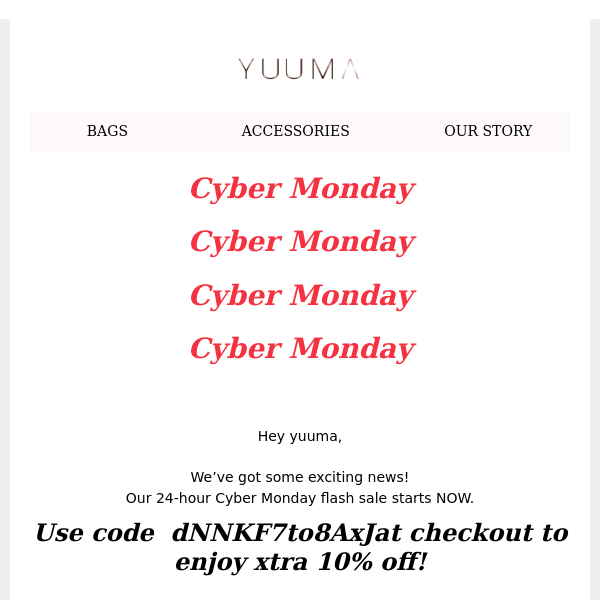 Cyber Monday Deal!