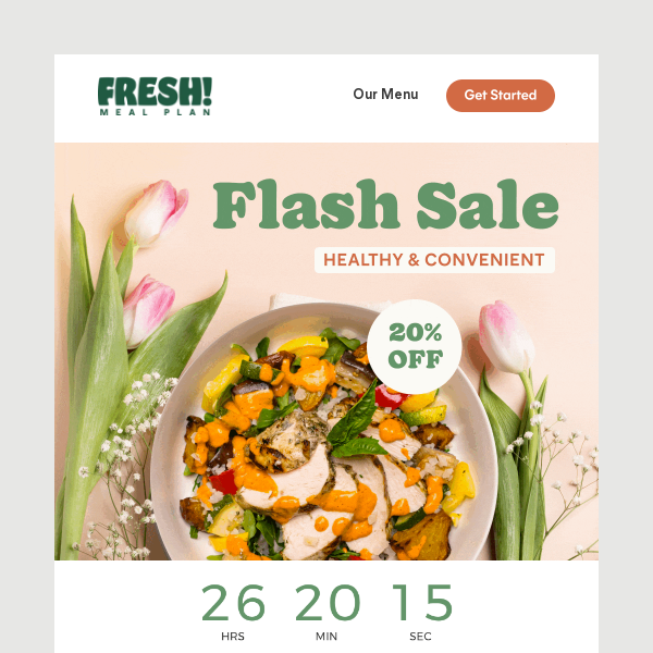 🕒 Flash Sale Alert: 20% OFF for 5 orders