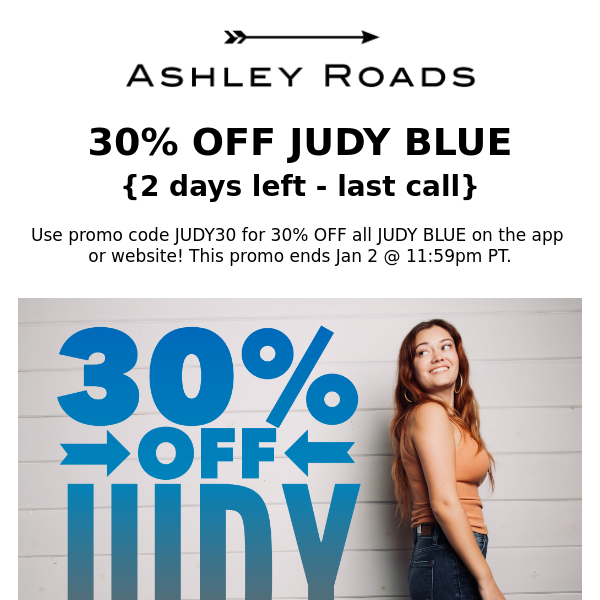 ✨ 30% OFF JUDY BLUE - 2 DAY LEFT