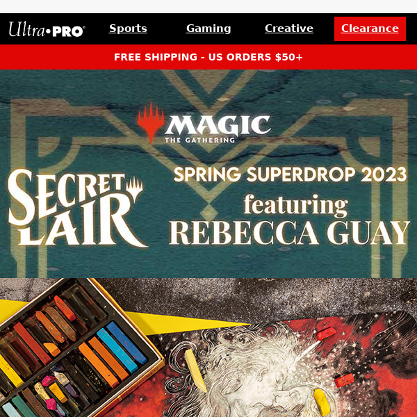🚨 Exclusive Secret Lair Playmats - Artist Series - Rebecca Guay 🎨