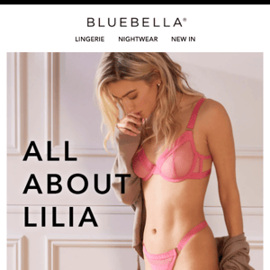 Romantic British Pop Star Lingerie : Bluebella Valentine's Day