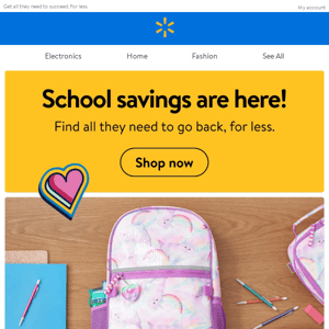 Big back-to-school savings 🎒✏️📚️