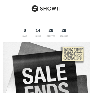 ⏰ Ends Today: 30% OFF Showit Website Designs