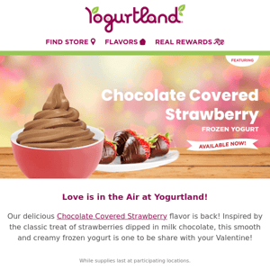 Share a sweet froyo moment with your Valentine❤