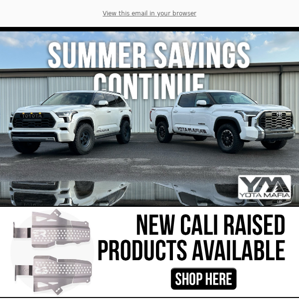 The Summer Savings Continue!